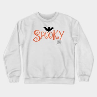 Spooky Halloween design orange Crewneck Sweatshirt